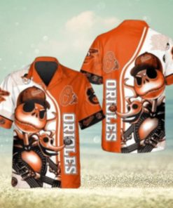 Jack Skellington Orioles Hawaiian Shirt – Spooktacular Style For Baltimore Fans