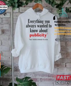 Jack Wearing Everything You Always Wanted To Know About Publicity Shirt