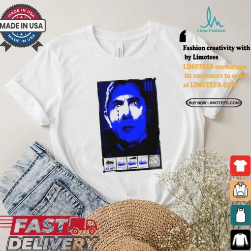 Jack white in nashville tn on august 13 2024 tour poster shirt