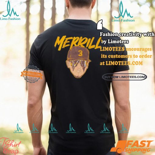 Jackson Merrill San Diego baseball swag head MLB shirt
