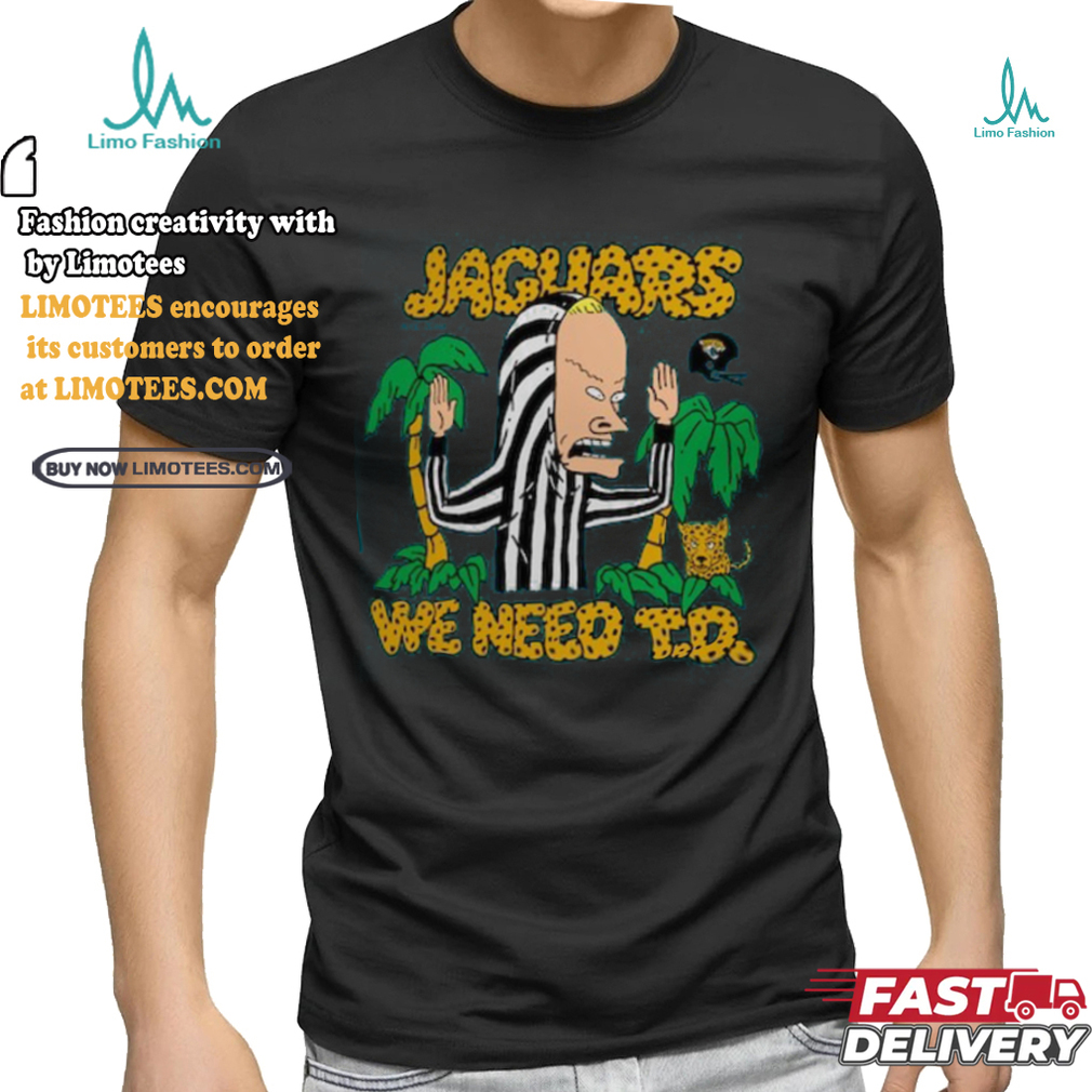 Jacksonville Jaguars NFL x Homage x Beavis and Butt Head Unisex Tri Blend T Shirt Jacksonville Jaguars NFL x Homage x Beavis and Butt Head Unisex Tri Blend T Shirt