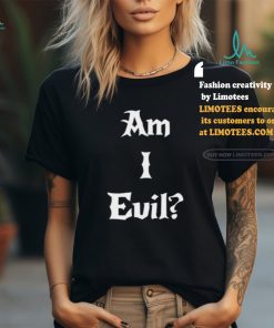 James B. Jones Wearing Am I Evil Shirt