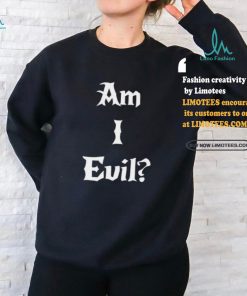 James B. Jones Wearing Am I Evil Shirt
