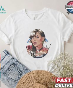 James Hillier The Childless Cat Lady T shirt
