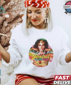 James Hillier Wonder Woman Lynda Carter Protect Trans Lives Shirt