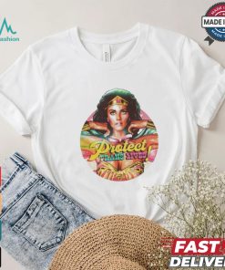 James Hillier Wonder Woman Lynda Carter Protect Trans Lives Shirt