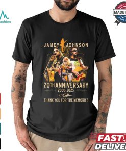 Jamey Johnson 20th anniverary 2005 2025 thank you for the memories Shirt