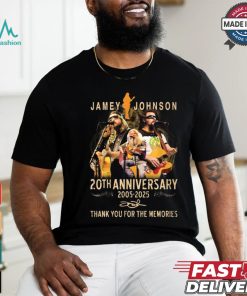 Jamey Johnson 20th anniverary 2005 2025 thank you for the memories Shirt