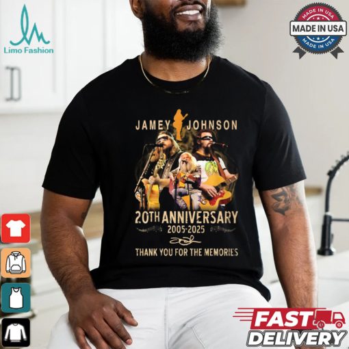 Jamey Johnson 20th anniverary 2005 2025 thank you for the memories Shirt