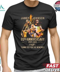 Jamey Johnson 20th anniverary 2005 2025 thank you for the memories Shirt