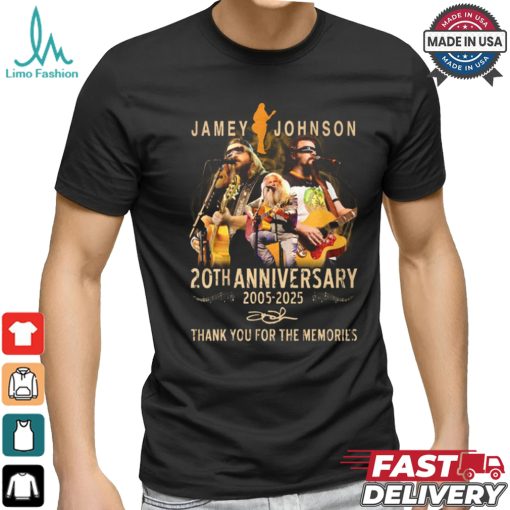 Jamey Johnson 20th anniverary 2005 2025 thank you for the memories Shirt