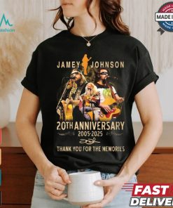 Jamey Johnson 20th anniverary 2005 2025 thank you for the memories Shirt