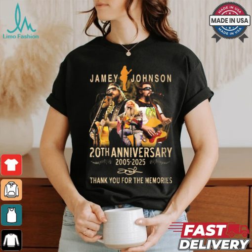 Jamey Johnson 20th anniverary 2005 2025 thank you for the memories Shirt