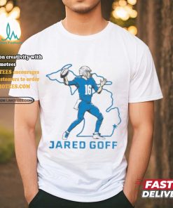 Jared Goff state star Detroit Lions football shirt