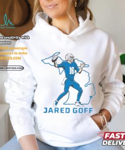 Jared Goff state star Detroit Lions football shirt