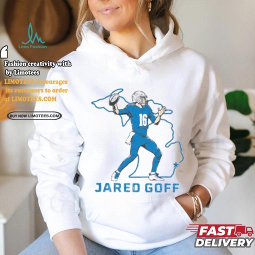 Jared Goff state star Detroit Lions football shirt