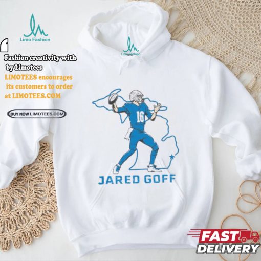 Jared Goff state star Detroit Lions football shirt