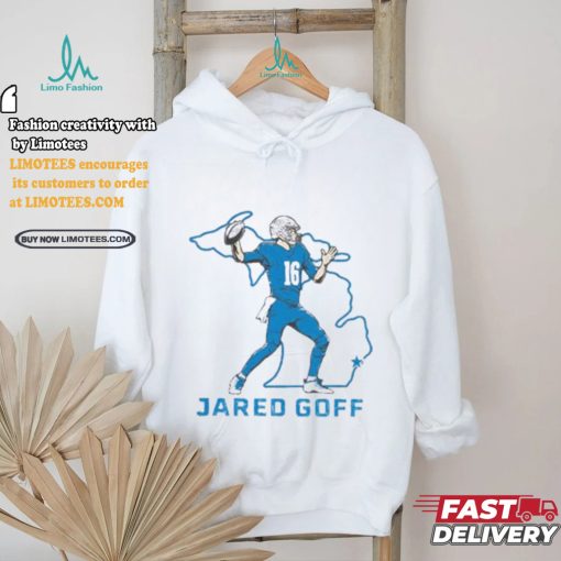 Jared Goff state star Detroit Lions football shirt