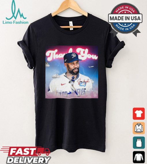 Jason Heyward Los Angeles Dodgers Thank You 2024 Signature shirt