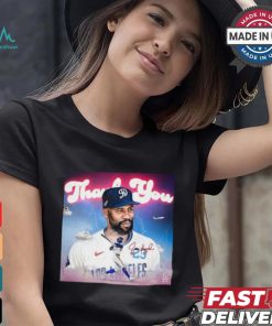 Jason Heyward Los Angeles Dodgers Thank You 2024 Signature shirt