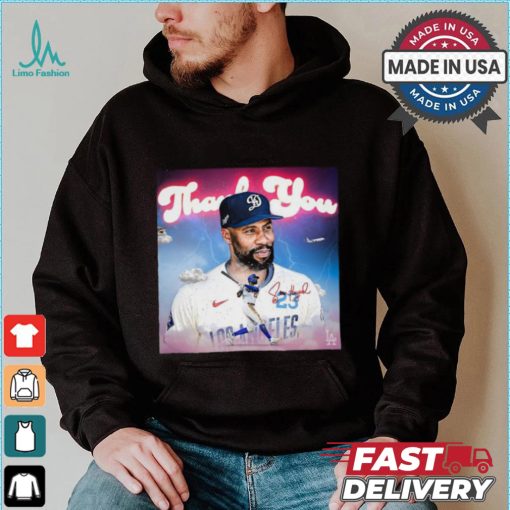 Jason Heyward Los Angeles Dodgers Thank You 2024 Signature shirt