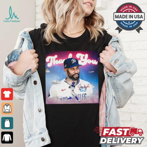 Jason Heyward Los Angeles Dodgers Thank You 2024 Signature shirt