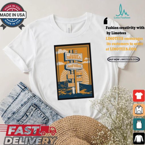 Jason isbell and the 400 unit in asheville nc on august 13 2024 tour poster shirt