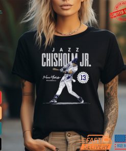 Jazz Chisholm Jr. New York Yankees 13 Swing Cartoon Shirt