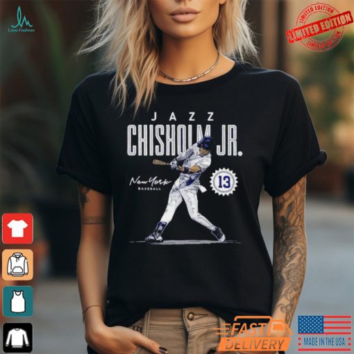 Jazz Chisholm Jr. New York Yankees 13 Swing Cartoon Shirt