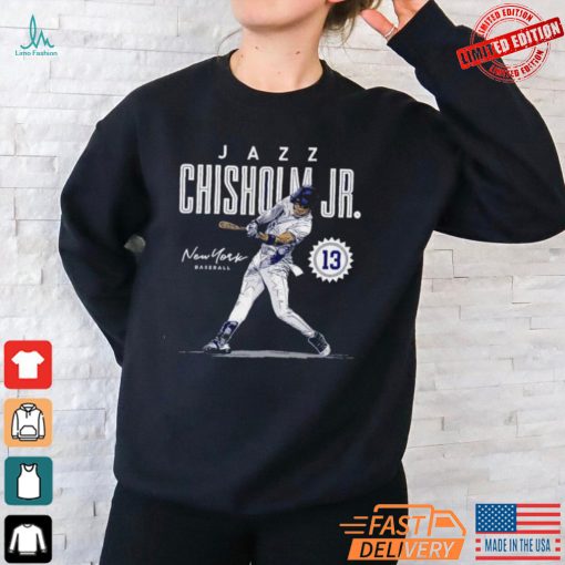 Jazz Chisholm Jr. New York Yankees 13 Swing Cartoon Shirt