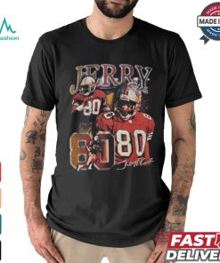 Jerry Rice Black San Francisco 49ers Legends Collage T Shirt