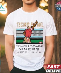 Jerry Rice San Francisco 49ers Tecmo Bowl Retired Player shirt