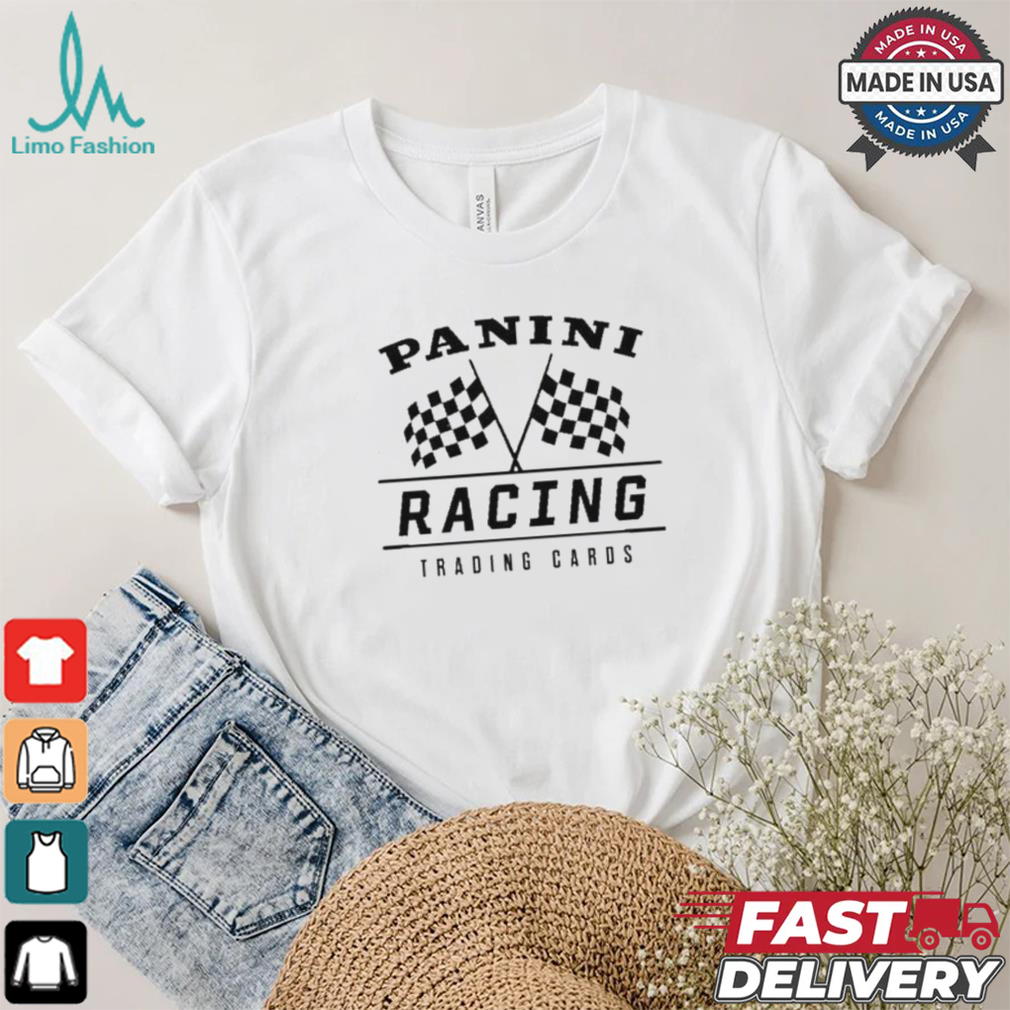 Joey Logano Wearing Panini Racing Trading Cards Shirt Joey Logano Wearing Panini Racing Trading Cards Shirt