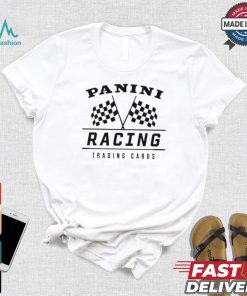 Joey Logano Wearing Panini Racing Trading Cards Shirt