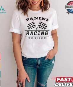 Joey Logano Wearing Panini Racing Trading Cards Shirt