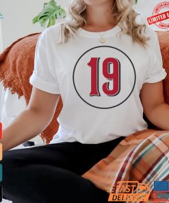 Joey Votto Cincinnati Reds baseball number 19 circle shirt