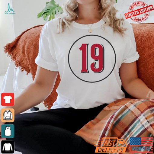Joey Votto Cincinnati Reds baseball number 19 circle shirt