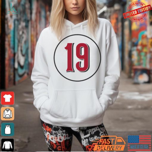 Joey Votto Cincinnati Reds baseball number 19 circle shirt
