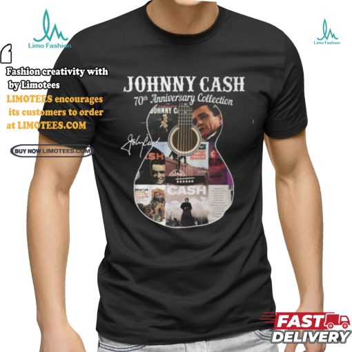 Johhny Cash 70th Anniversary Collection T Shirt