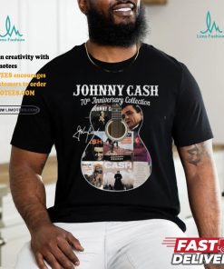 Johhny Cash 70th Anniversary Collection T Shirt