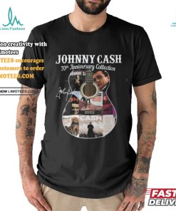Johhny Cash 70th Anniversary Collection T Shirt