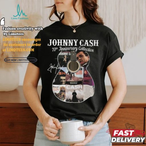 Johhny Cash 70th Anniversary Collection T Shirt
