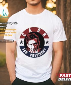 Johnny Cash Pour Le Président Shirt
