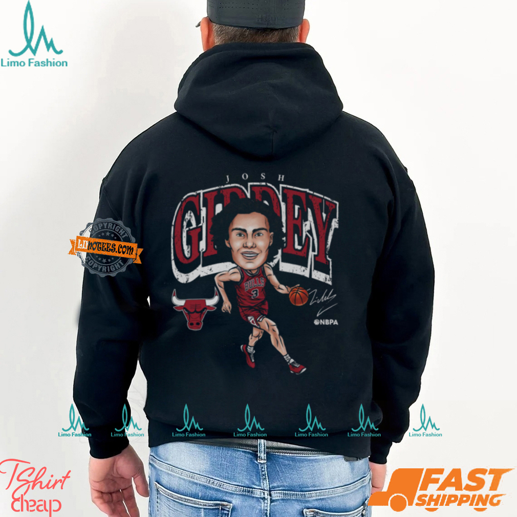 Josh Giddey Chicago Bulls Cartoon Shirt Josh Giddey Chicago Bulls Cartoon Shirt