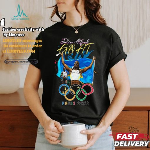 Julien Alfred GOAT Paris 2024 Olympic T Shirt