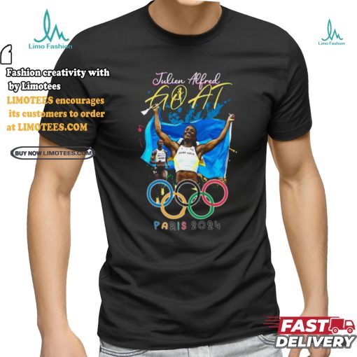 Julien Alfred GOAT Paris 2024 Olympic T Shirt