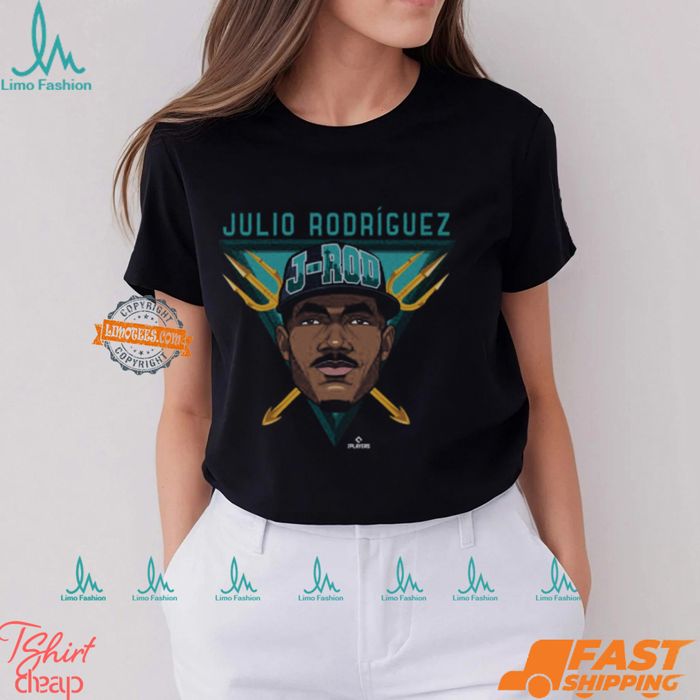 Julio Rodriguez Seattle Triangle Trident Shirt Julio Rodriguez Seattle Triangle Trident Shirt