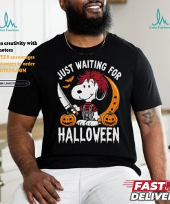 Just Waiting For Halloween Snoopy Shirt