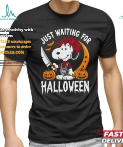 Just Waiting For Halloween Snoopy Shirt
