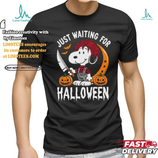Just Waiting For Halloween Snoopy Shirt